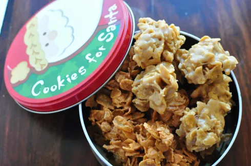 Butterscotch or Peanut Butter Cornflake Cookies